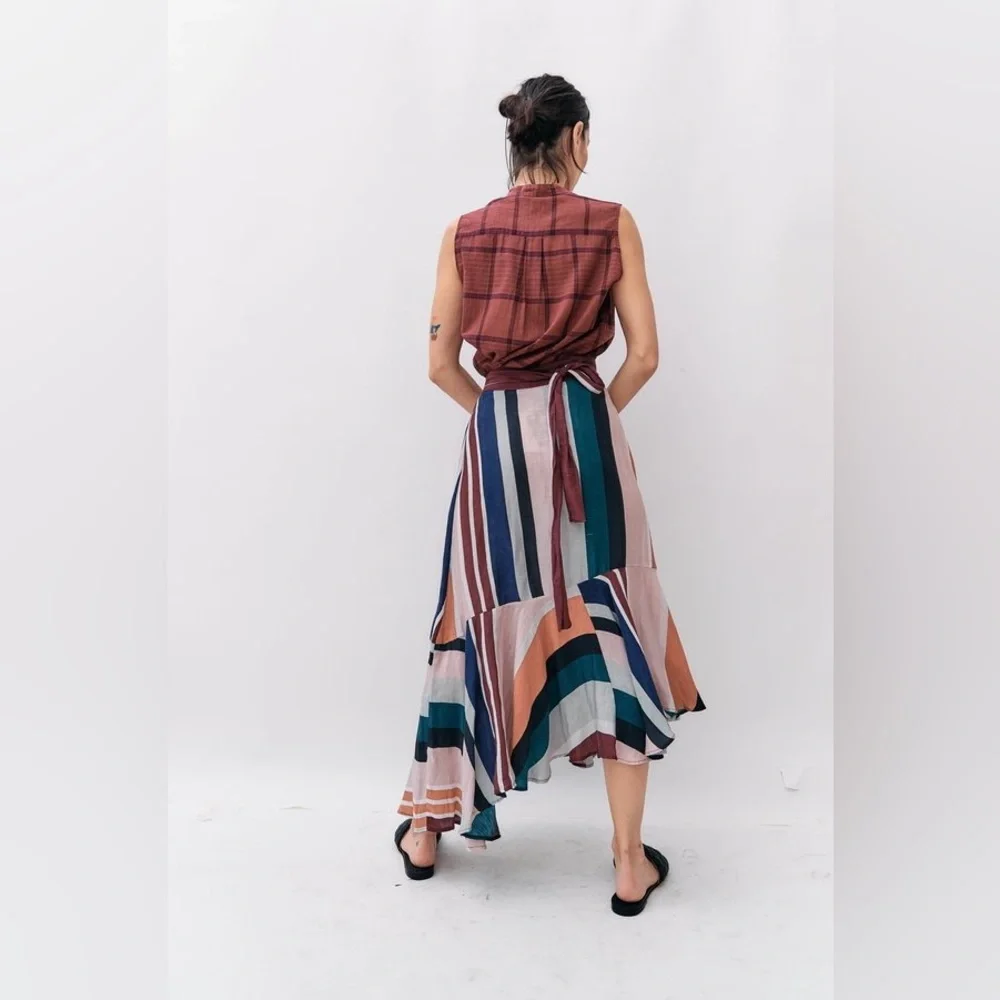 Apiece Apart Rosita Wrap Skirt